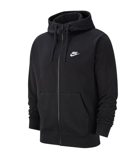 Schwarze Nike Kapuzenjacken 